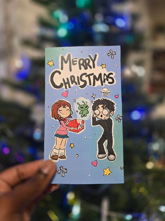 Christmas Card Momo + Okarun [PRE ORDER]