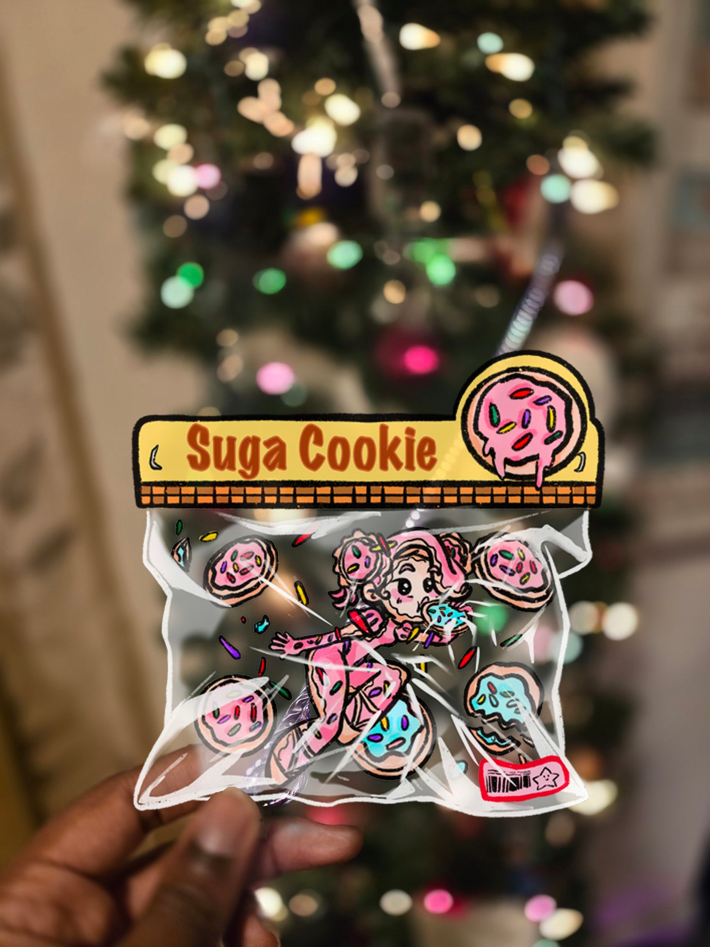 Cookie Girls Sticker 'Suga Cookie' [PRE ORDER]